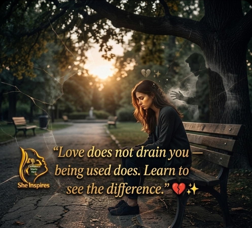 When do you realize you’re being used and not truly loved?