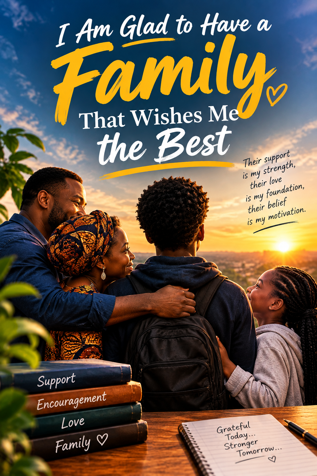 I Am Glad to Have a Family That Wishes Me the Best